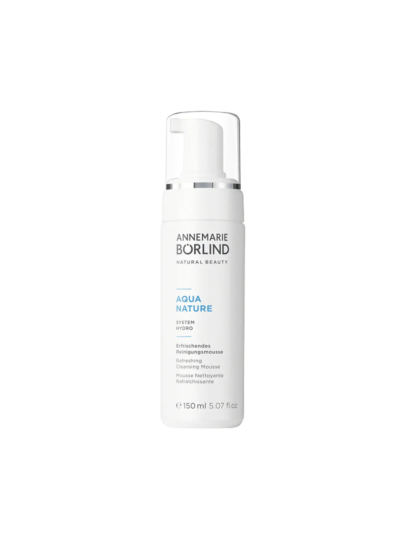ANNEMARIE BÖRLIND | AQUANATURE Erfrischendes Reinigungsmousse 150ml | 